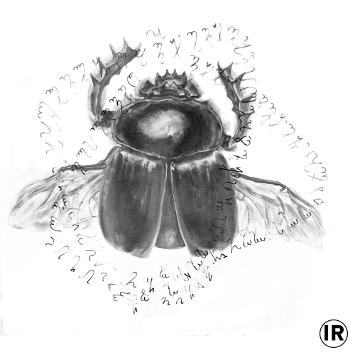 Ritual des Lebens-graphite-pastel155x155cm,2017