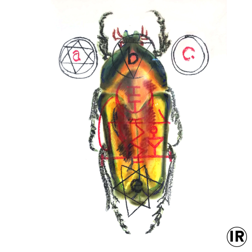 Ion Rudolf,Mond Elixir, pastel on paper, 70x50cm, 2019